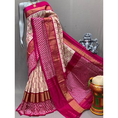 PSNTIDSS5Y21NDCD18- Ikat silk saree