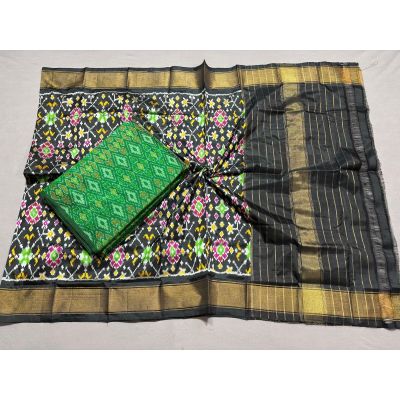 PSSISDST5Y21FSDC22- Ikat Silk dupatta with Ikat sico top