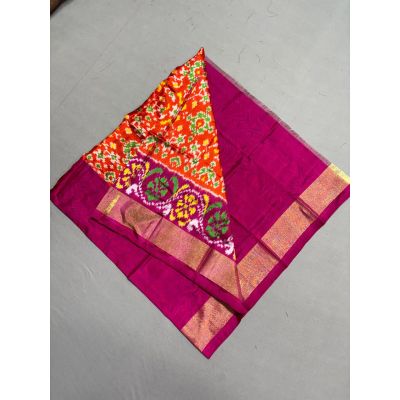 PSSIZSLG5N03IBDD27- Zero Size Ikat Silk Lehenga