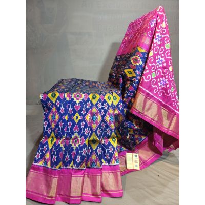 PGMRIDSS5N03BIDC21- Ikat silk saree