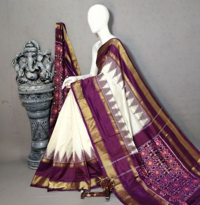 PALUIDSS5Y03TSDC19- Ikat silk saree