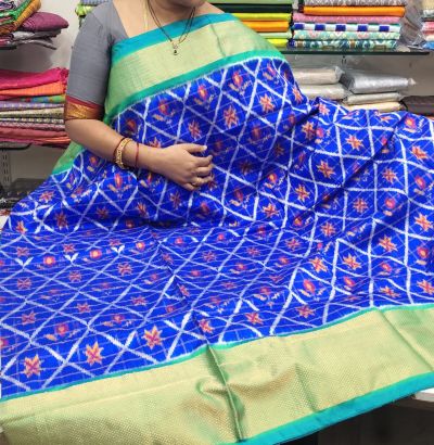 PSRHIDSS5A09NSCD09- Ikat silk saree
