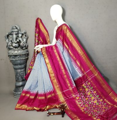 PALUIDSS5Y03TSDC18- Ikat silk saree