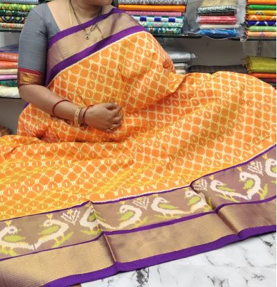 PSRHIDSS5A09NSCD08- Ikat silk saree