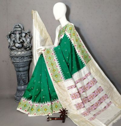 PALUIDSS5A07BSCC05- Ikat silk saree