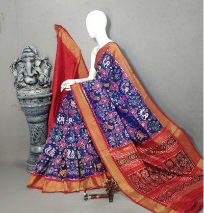 PALUIDSS5A09NSCD16- Ikat silk saree