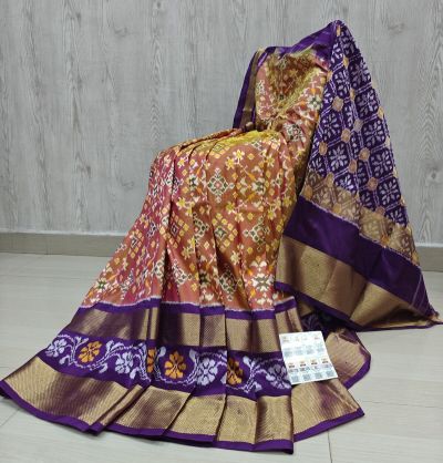 PSHLIDSS5Y10NCDC19- Ikat silk saree
