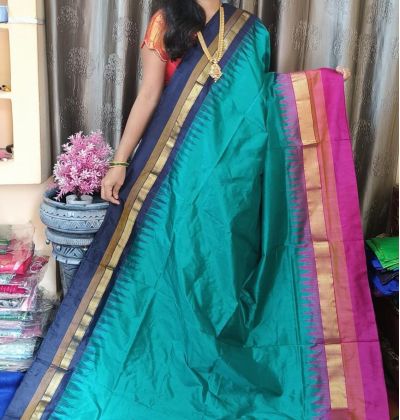 PGMRILWS5A07XECD15- light weight Ikat silk saree