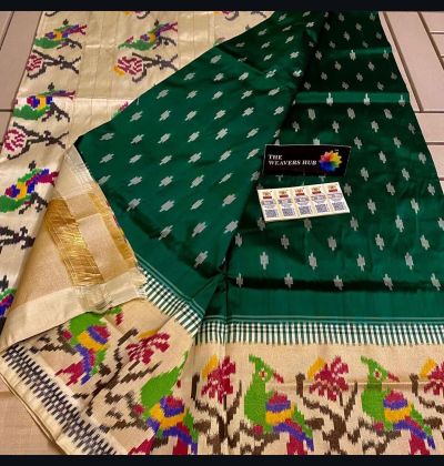 PGMRIDSS5Y09NSDD07- Ikat silk saree