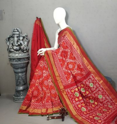 PALUIDSS5A09NSCD02- Ikat silk saree
