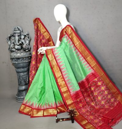 PALUIDSS5A09NSCD19- Ikat silk saree