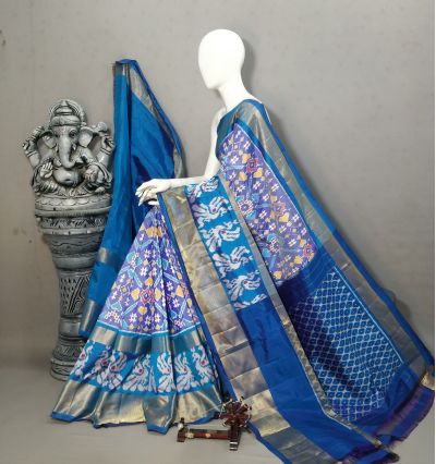 PALUIDSS5A06NCDC32- Ikat silk saree