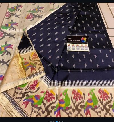 PGMRIDSS5Y09NSDD06- Ikat silk saree
