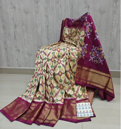 PSHLIDSS5Y10NCDC22- Ikat silk saree