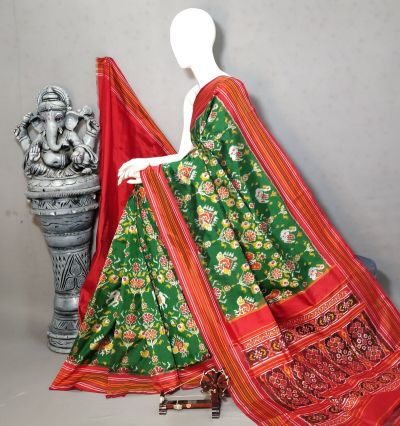 PALUIDSS5Y20NSCD13- Ikat silk saree