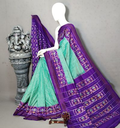 PALUIDSS5A07BSCC28- Ikat silk saree