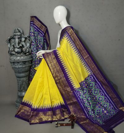 PALUIDSS5A09NSCD17- Ikat silk saree