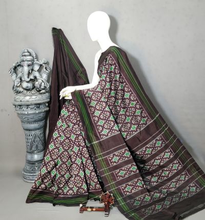 PALUIDSS5A07BSCC30- Ikat silk saree