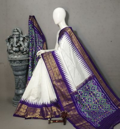 PALUIDSS5A09NSCD20- Ikat silk saree