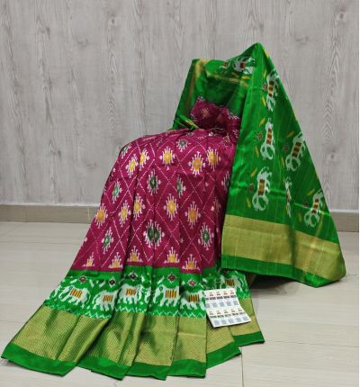 PSHLIDSS5Y10NCDC36- Ikat silk saree