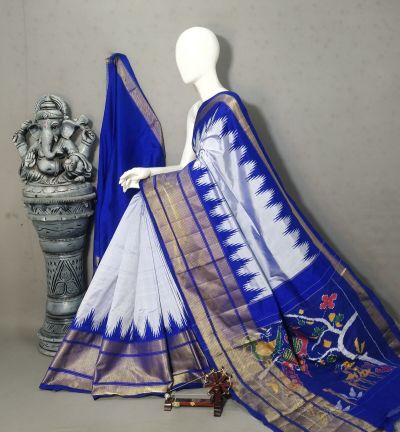 PALUIDSS5A06NCDC29- Ikat silk saree