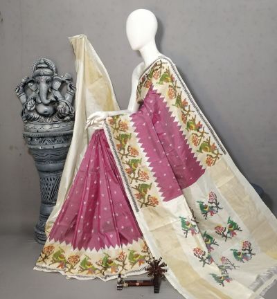 PALUIDSS5A09NSCD08- Ikat silk saree