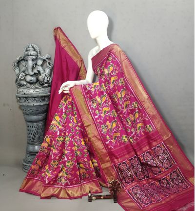 PALUIDSS5Y02ISDC10- Ikat silk saree