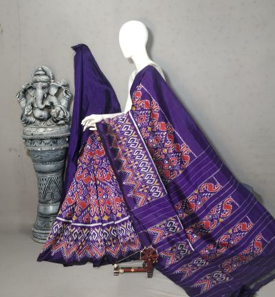 PALUIDSS5Y10BBCD12- Ikat silk saree