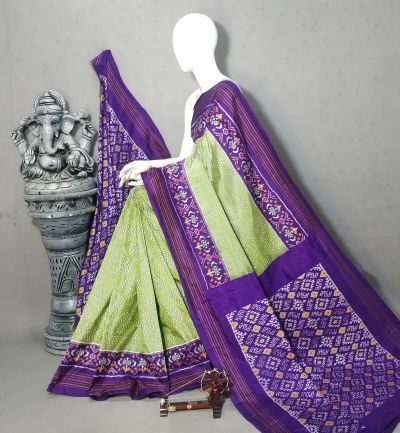 PALUIDSS5A07BSCC39- Ikat silk saree