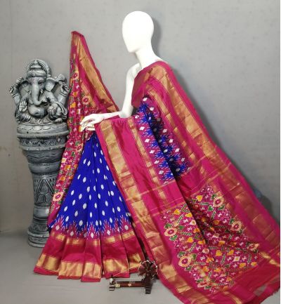 PALUIDSS5N04TSDD05- Ikat silk saree