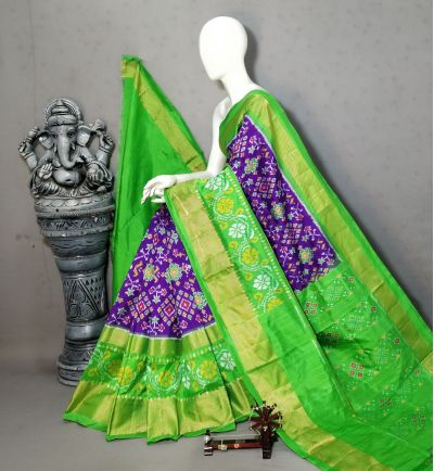PALUIDSS5A06NCDC05- Ikat silk saree