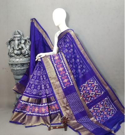 PALUIDSS5A06NCDC38- Ikat silk saree