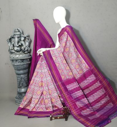 PALUIDSS5A07BSCC25- Ikat silk saree
