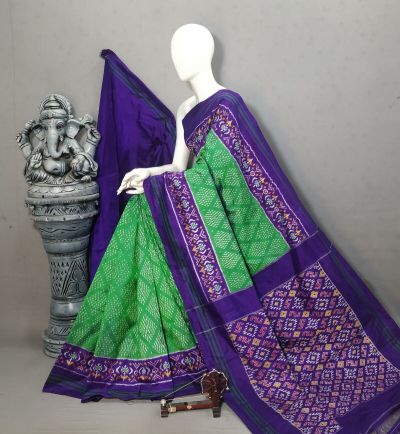 PALUIDSS5A07BSCC43- Ikat silk saree
