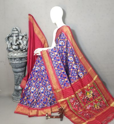 PALUIDSS5A09NSCD06- Ikat silk saree