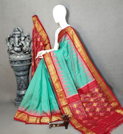 PALUIDSS5Y20NSCD12- Ikat silk saree