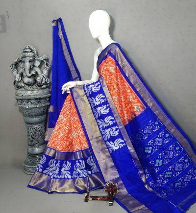 PALUIDSS5A06NCDC18- Ikat silk saree