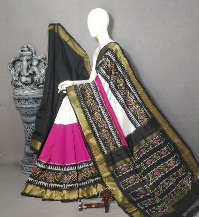 PALUIDSS5A06NCDC24- Ikat silk saree