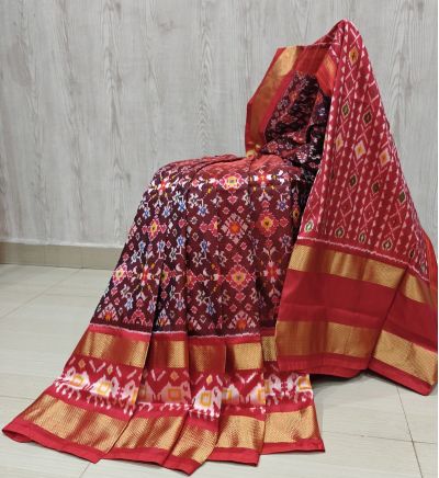 PSHLIDSS5Y12NCDD07- Ikat silk saree