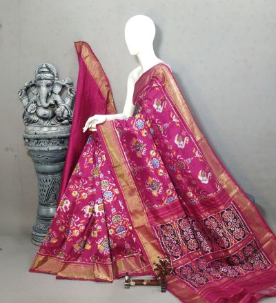 PALUIDSS5Y20NSCD02- Ikat silk saree
