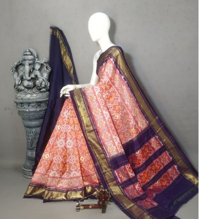PALUIDSS5A06NCDC13- Ikat silk saree