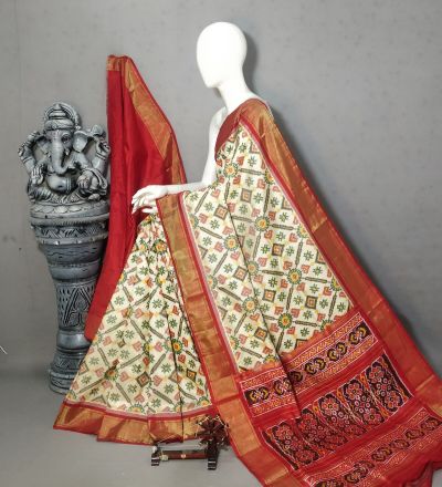 PALUIDSS5A09NSCD07- Ikat silk saree