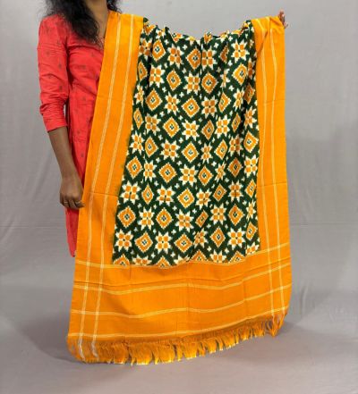 PSSIICDP5Y04IBDC03- Double Ikat cotton dupatta