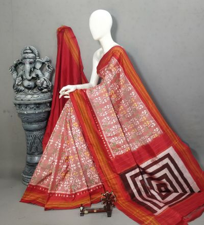 PALUIDSS5A07BSCC40- Ikat silk saree