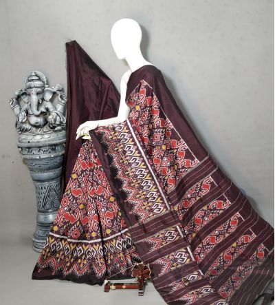 PALUIDSS5A07BSCC44- Ikat silk saree