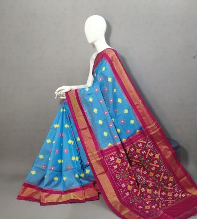 PWCKIDSS5A08XSCD21- Ikat silk saree