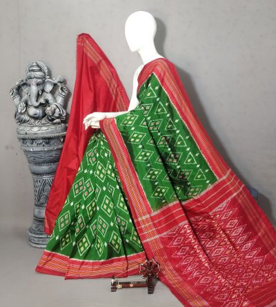 PALUIDSS5A07BSCC21- Ikat silk saree