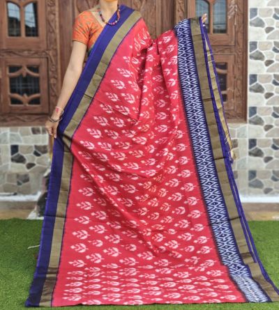 PGMRILWS5A07XECD24- light weight Ikat silk saree