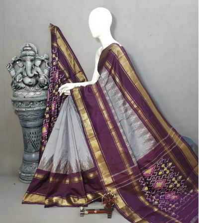 PALUIDSS5Y03TSDC21- Ikat silk saree