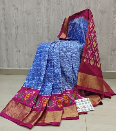 PSHLIDSS5Y10NCDC24- Ikat silk saree